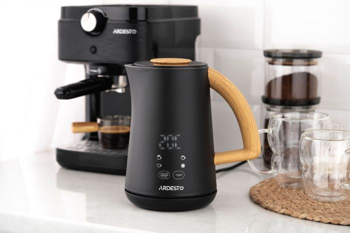 Спінювач-підігрівач ARDESTO 500Вт, ємність резервуару-500мл, LED-дисплей, чорний