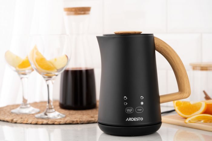 Спінювач-підігрівач ARDESTO 500Вт, ємність резервуару-500мл, LED-дисплей, чорний