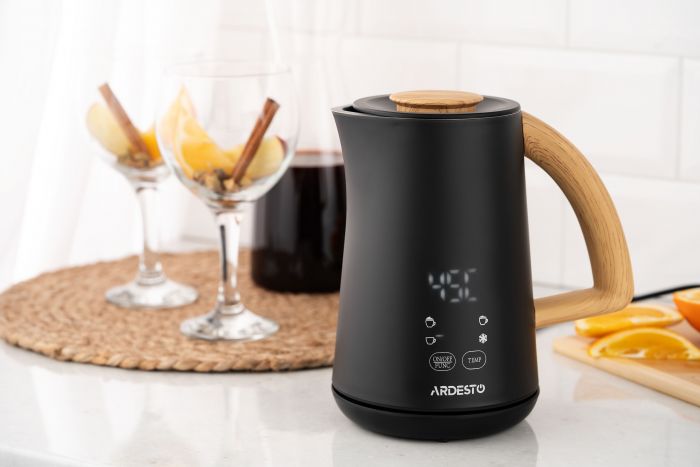 Спінювач-підігрівач ARDESTO 500Вт, ємність резервуару-500мл, LED-дисплей, чорний