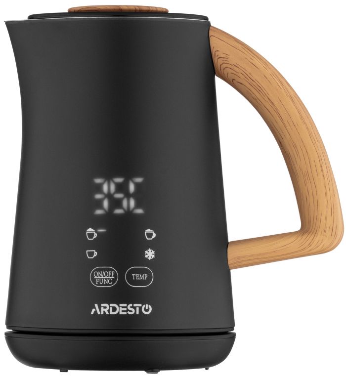 Спінювач-підігрівач ARDESTO 500Вт, ємність резервуару-500мл, LED-дисплей, чорний