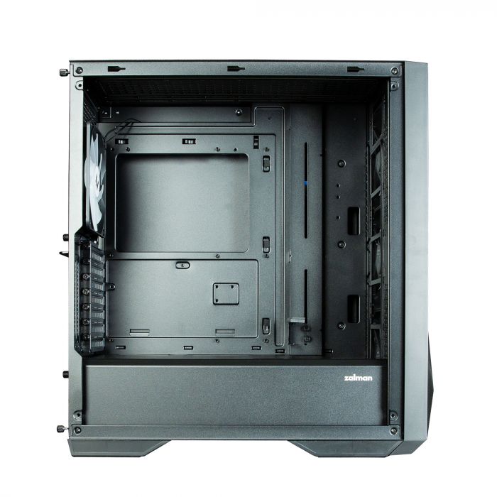 Корпус Zalman Z9 Iceberg MS без БЖ, 2xUSB3.0, 2xUSB2.0, 1xUSB 3.1 Gen2 Type-C, 4x140мм ARGB, VGA 390мм, LCS ready, TG Side Panel, EATX, чорний