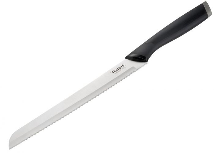Набір ножів Tefal Comfort, з дерев’яною підставкою, 5шт. нержавіюча сталь, пластик, дерево, чорний