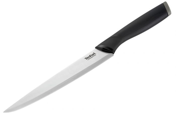Набір ножів Tefal Comfort, з дерев’яною підставкою, 5шт. нержавіюча сталь, пластик, дерево, чорний