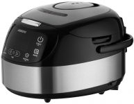 Мультиварка Ardesto, 860Вт, чаша-5л, електронне керування, корзина для фритюру,  метал/пластик, сріблястий
