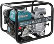 Мотопомпа бензинова Konner&Sohnen KS 80TW для брудної води, 66м3/ч (1100л/хв), 7.0к.с, 35кг