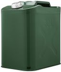 Каністра 2E паливна вертикальна 30л метал 0.8мм, 3.3кг, зелений