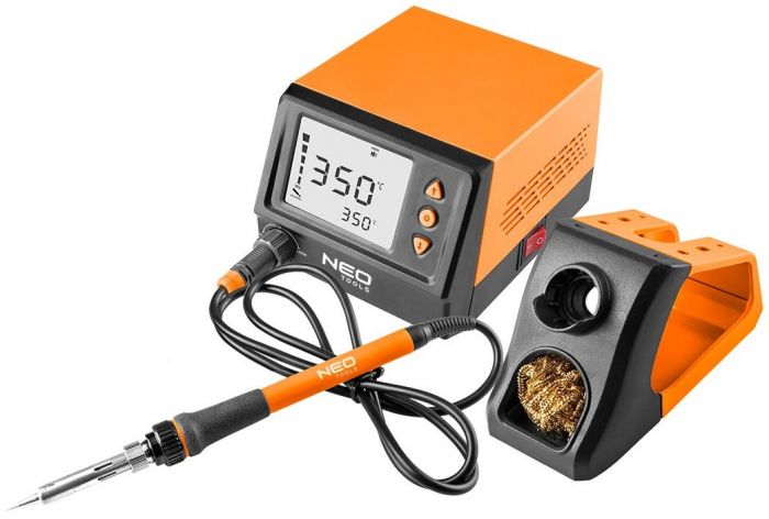 Паяльна станція Neo Tools SL1 60Вт 180-450 °С РК-дисплей ESD захист автоматичне відключення