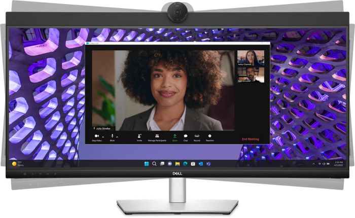 Монітор DELL 34" P3424WEB HDMI, DP, USB-C, RJ-45, MM, IPS, 3440x1440, 21:9, sRGB 99%, CURVED, HAS, Cam