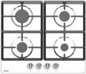 Варильна поверхня Gorenje газова, 60см, чавун, газконтроль, нерж