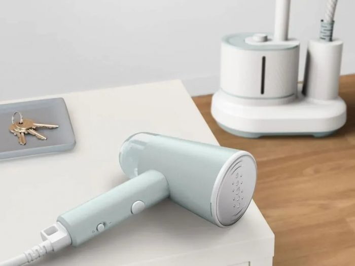 Відпарювач Tefal компактний Origin Travel, 1200Вт, 70мл, постійна пара - 20гр, металева підошв., білий