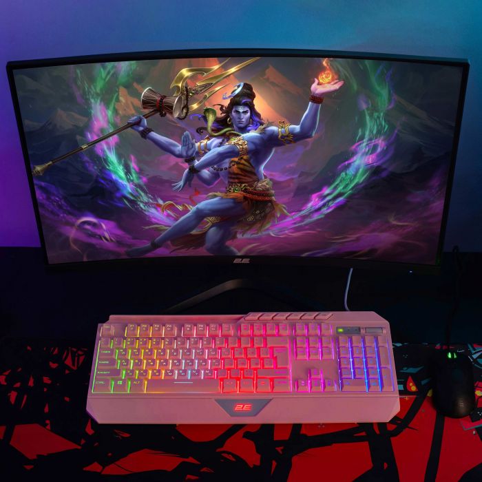 Монітор 2E GAMING 27" R2723BV HDMI, DP, VA, 165Hz, 6ms, CURVED, FreeSync