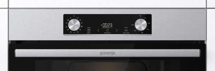 Духова шафа Gorenje електрична, 77л, A+, дисплей, IconLed, нерж