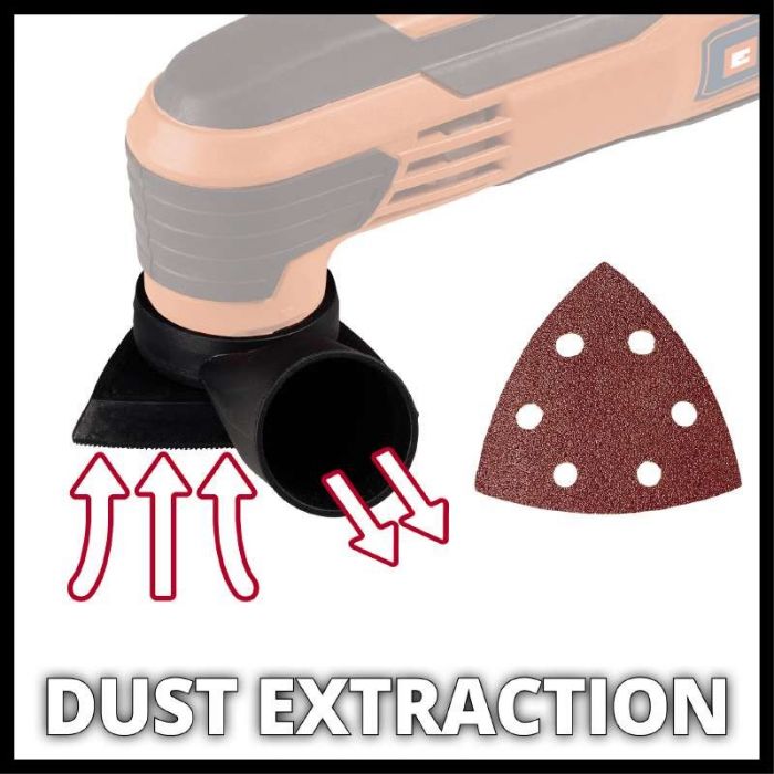 Багатофункціональний інструмент реноватор Einhell TC-MG 250 CE 250Вт 11000-20000об/хв набір насадок 1.02кг