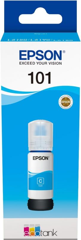Контейнер з чорнилом Epson 101 EcoTank L14150/L4150/L4160/L4260/L4267/L6160/L6170/L6190/L6270/L6290 cyan