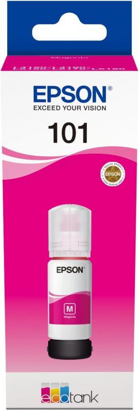 Контейнер з чорнилом Epson 101 EcoTank L14150/L4150/L4160/L4260/L4267/L6160/L6170/L6190/L6270/L6290 magenta