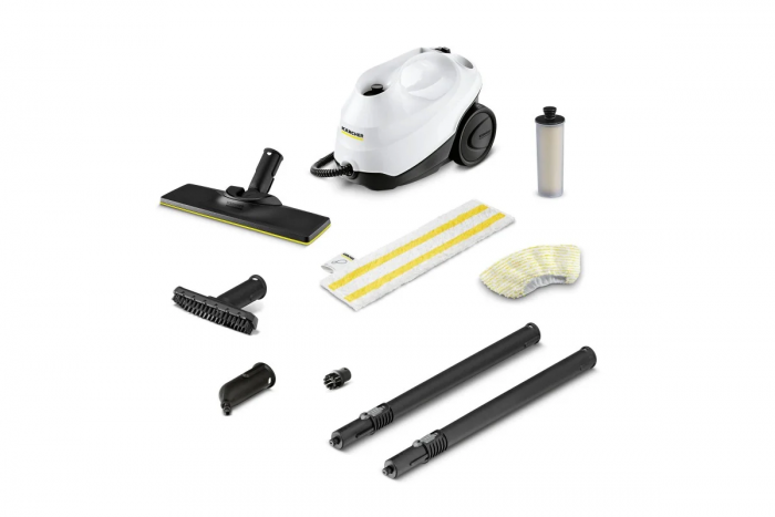 Пароочисник Karcher SC 3 EasyFix, 1900Вт, 1000мл, 3.5Бар, білий
