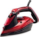 Праска Gorenje, 2800Вт, 350мл, паровий удар -100гр, верт. відпарювання, антинакип, автовідключення, керам. підошва, червоний