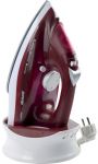 Праска Gorenje безпровідна , 2200Вт, 270мл, паровий удар -25гр, постійна пара - 210гр, база для заряджання, автовимкнення, керам. підошва, бордовий
