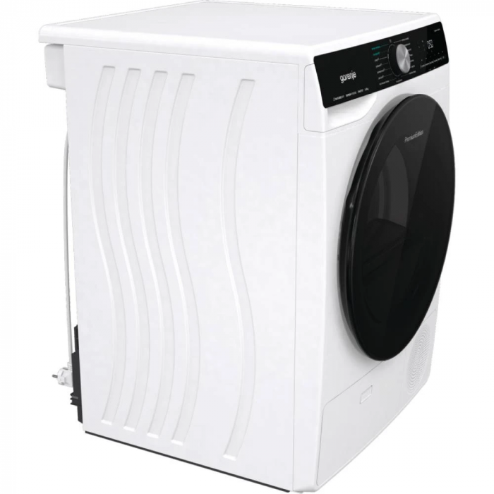 Сушильна машина Gorenje тепловий насос, 9кг, A++, 60см, дисплей, 15 програм, підсвітка барабану, білий