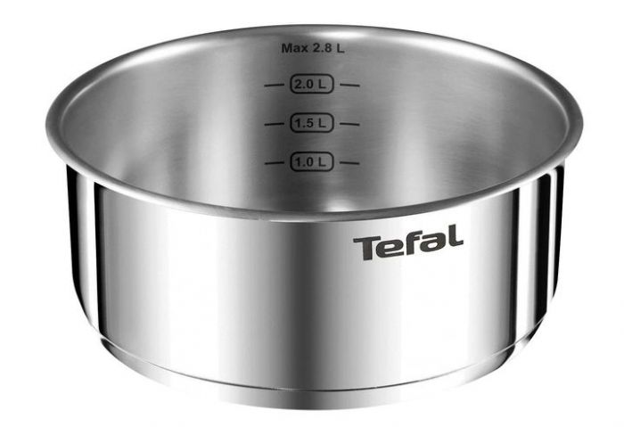 Набір посуду Tefal Ingenio Emotion, змінна ручка, 4предмети, нержавіюча сталь, бакеліт