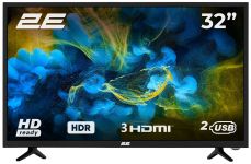 Телевізор 32" 2E LED HD 60Hz Black