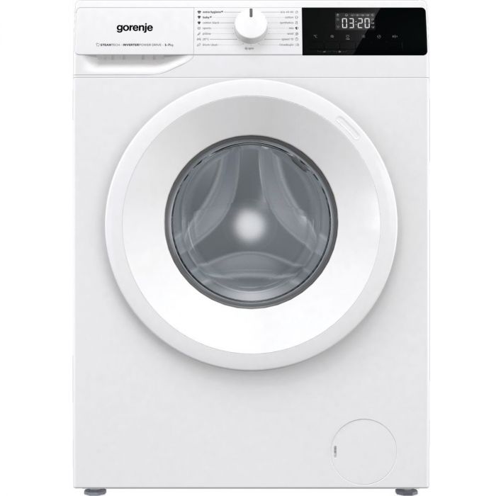 Пральна машина Gorenje фронтальна, 7кг, 1200, A+++, 43,5см, дисплей, пара, інвертор, білий