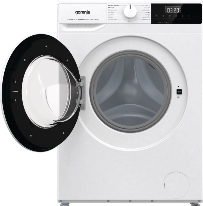 Пральна машина Gorenje фронтальна, 7кг, 1200, A+++, 43,5см, дисплей, пара, інвертор, білий