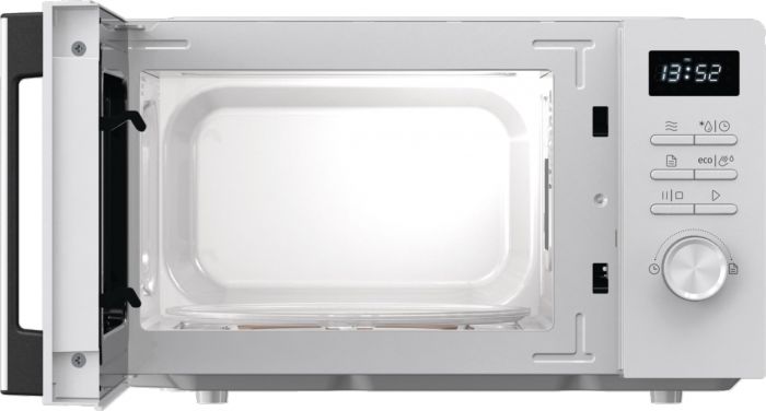 Мікрохвильова піч Gorenje, 20л, електр. керув., 800Вт, дисплей, білий