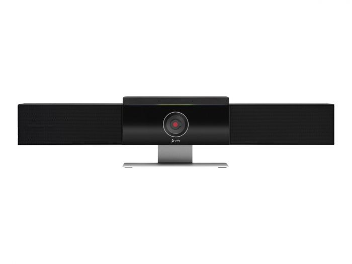 Система відеоконференцзв'язку Poly Studio USB, 4K, 6 х Uni-mic, радіус дії 4,57 м, 2 х динаміки, сертифікати Microsoft Teams, Zoom, чорний