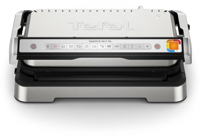 Гриль Tefal прижимний OptiGrill 4in1 XL 2200Вт, темп. режимів-4, з`ємні пластини, форма для випічки, метал