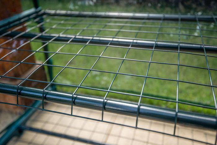 Парник складаний Neo Tools 80х46х24, 3 полиці, ПВХ плівка, прозорий