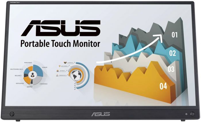Монітор портативний Asus 15.6" ZenScreen MB16AHT mHDMI, 2xUSB-C, MM, IPS, Touch
