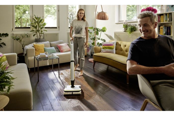 Підлогомийна машина Karcher FC 7 Cordless, вода -0.4л, автон. робота до 45хв, вага-4.3кг, срібний