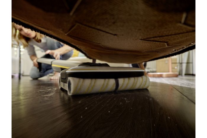 Підлогомийна машина Karcher FC 7 Cordless, вода -0.4л, автон. робота до 45хв, вага-4.3кг, срібний