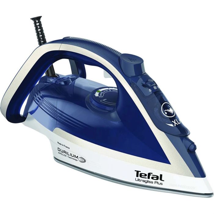 Праска Tefal Ultragliss Plus, 2800Вт, 270мл, паровий удар -260гр, постійна пара - 50гр, керам. підошва, синій
