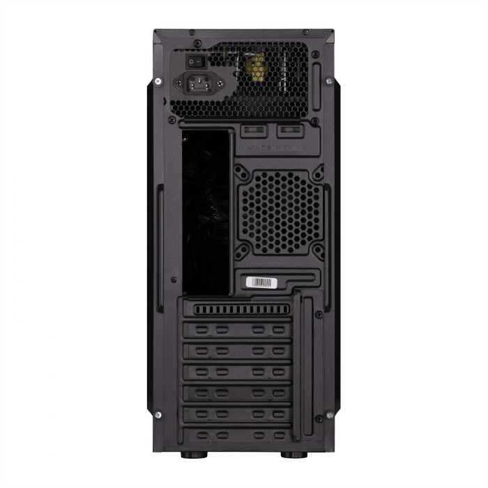 Корпус 2E Alfa E185-400 з БЖ 2E ATX400W, 1xUSB3.0, 2xUSB2.0, VGA 310мм, ATX, чорний