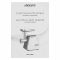 М'ясорубка Ardesto, 2300Вт, продук.-2.2кг/хв, 4 решітки + для ковб., кеббе, насадка для томатів, пластик, біло-чорний