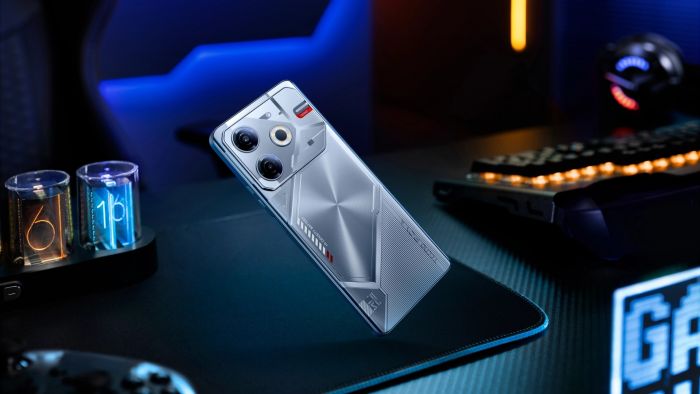 Смартфон TECNO POVA 6 NEO (LI6) 6.78" 8/256ГБ, 2SIM, 7000мА•год, Starry Silver