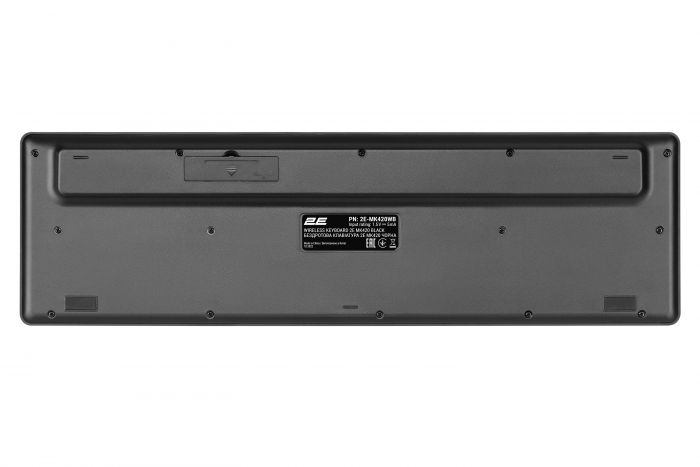 Комплект клавіатура та миша 2E MK420 WL, EN/UK/RU, чорний