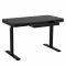Стіл комп'ютерний 2E СЕ218B-MOTORIZED, регулювання висоти, електропривід 220В, (USB-A/USB-C), 72/120х118x60см, чорний