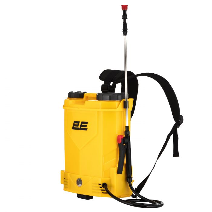 Обприскувач акумуляторний 2E AquaSpray 12LR 12л 12В 1х8А·год 4.5бар 2.9л·хв вольтметр 4.5кг
