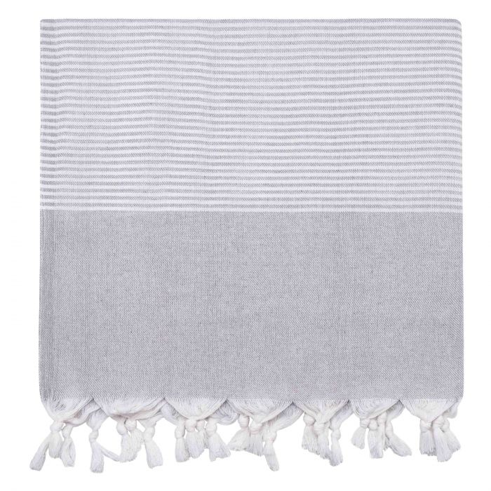 Рушник Ardesto SPA 90х170см, 100% бавовна, сірий