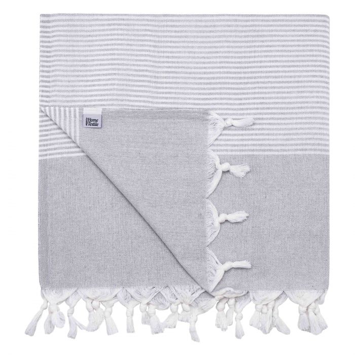 Рушник Ardesto SPA 90х170см, 100% бавовна, сірий