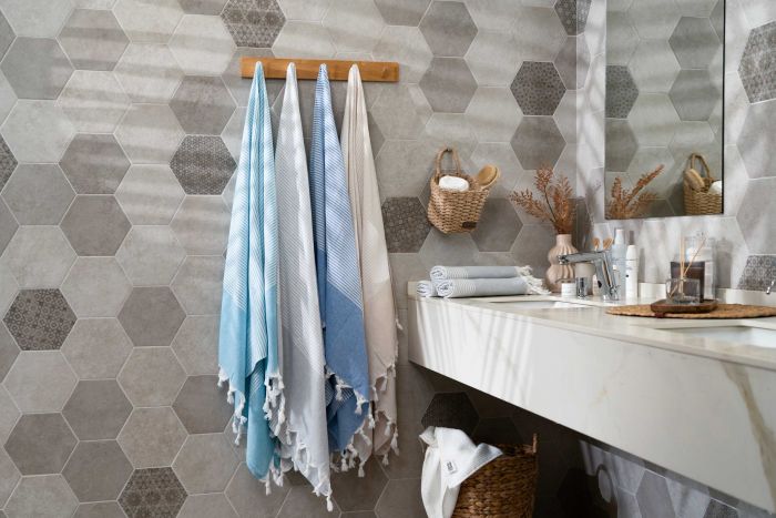 Рушник Ardesto SPA 90х170см, 100% бавовна, сірий