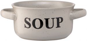 Бульйонниця Ardesto Alcor, 550мл, кераміка, сірий