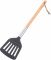 Лопатка з прорізами Ardesto Midori, 34.8см, нейлон, дерево, нержавіюча сталь, чорний