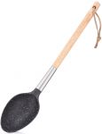 Ложка Ardesto Midori, 34.5см, нейлон, дерево, нержавіюча сталь, чорний