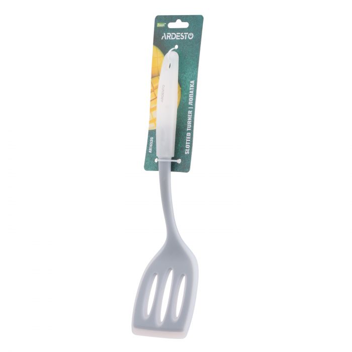 Лопатка Ardesto Fresh, 33см, силікон, пластик, сірий