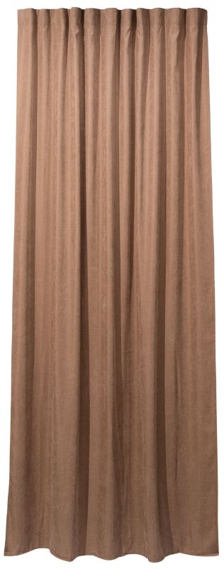 Штора Ardesto 150х270см, мікровелюр, 100% поліестер, шоколад