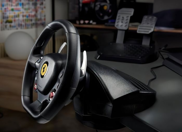 Кермо і педалі Thrustmaster T80 FERRARI 488 GTB EDITION, PC/PS4/PS3/PS5